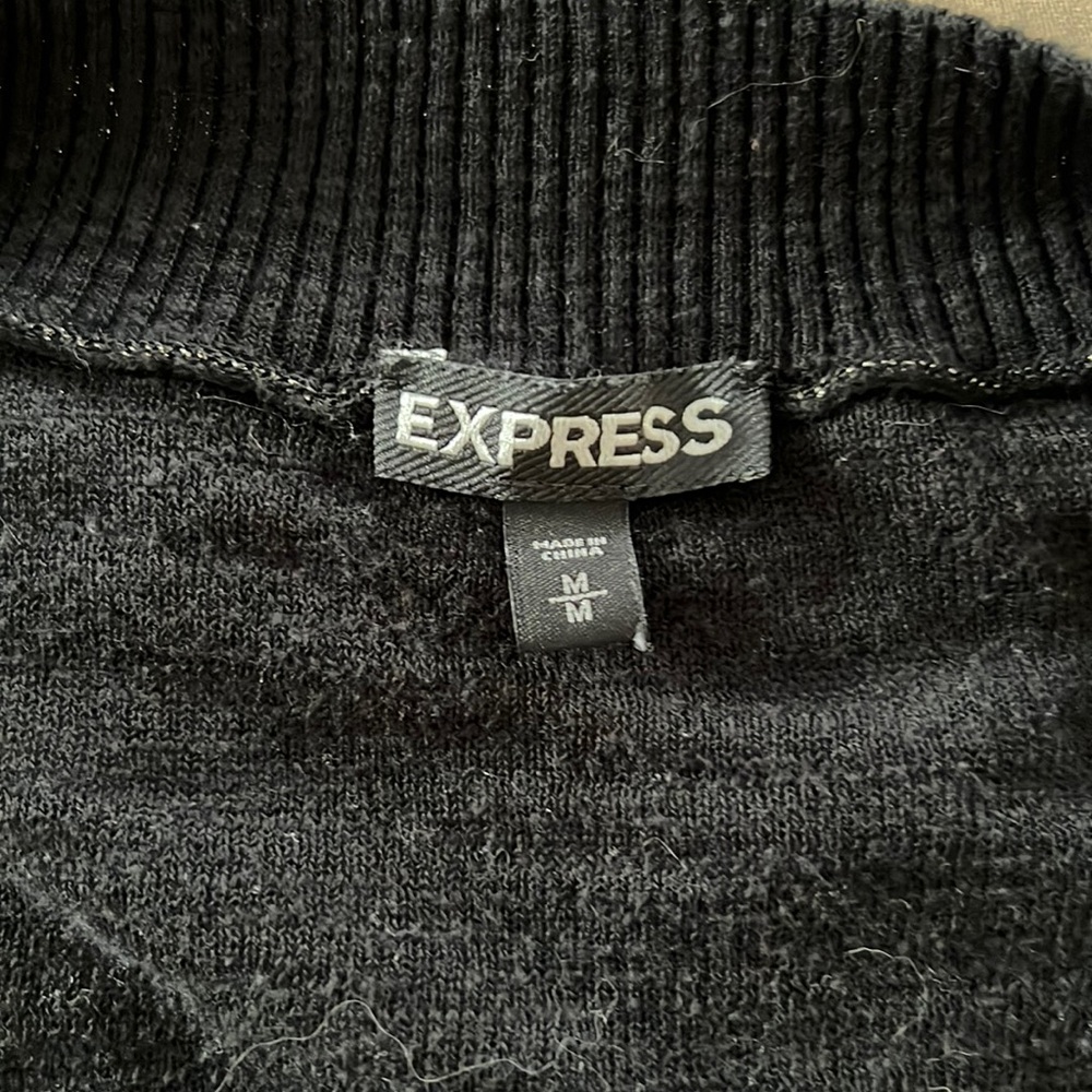 Express deep v neck sweater